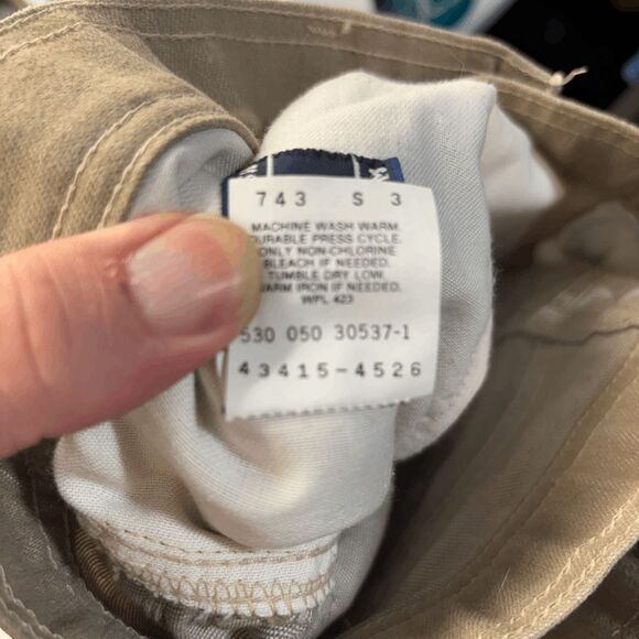 Vintage Y2K Levis 530 Western Style Boot Flared Mens 34x29 Khaki Made in USA - Picture 9 of 10